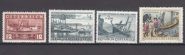 Austria Boats Ships 1937 Mi#639 Mint Hinged And 1966,1971,1973 Mi#1221,1375,1401 Mint Never Hinged - Bateaux