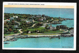 KENNEBUNKPORT AIRPLANE VIEW OF ARUNDEL POINT MAINE 1935 N°C718 - Kennebunkport