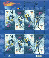 Ukraine 2010 MiNr. 1068 -71 Olympic Games Winter Vancouver Freestyle, Cross-country Skiing, Biathlon M\sh MNH ** 11.50 € - Winter 2010: Vancouver