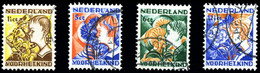 1932, Niederlande, 253-56 A, Gest. - Sonstige & Ohne Zuordnung