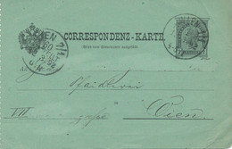 ÖSTERREICH / AUSTRIA  -  WIEN  -  1892   ,  Steuer-Postanweisung  -  STA4 - Stamped Stationery