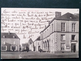 72 ,brulon ,la Place De La Mairie En 1904 - Brulon