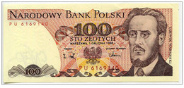 BNC023 - POLONIA - Banconota Da 100 Zloty - 1988 - Poland