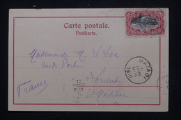 CONGO BELGE - Affranchissement De Matadi Sur Carte Postale (Antilope)  Pour La France En 1910 - L 110029 - Briefe U. Dokumente