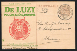Briefkaart TIBO De Luzy - 's Hertogenbosch > Arnhem 1925 - Geuzendam Particuliere Briefkaart TIB14 - Reclame - Interi Postali