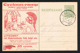 Cycloonramp - Goes > Kruiningen 1927 - Geuzendam Particuliere Briefkaart CYC4 - Interi Postali
