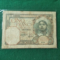 ALGERIA 5 Francs 1941 - Algerije