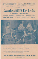 Etablissements Phenix Aimable Barbot Dreux E & L  Fabrique De Vannerie Pour Velo  Prospectus - Cyclisme