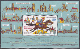 Deutschland 2020. EUROPA: Historische Postwege, Mi Block 86 Gestempelt - Used Stamps