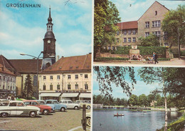 D-01558 Großenhain - Alte Ansichten - Karl-Marx-Platz - Gedenkstätte - Cars - 2x Nice Stamps - Grossenhain