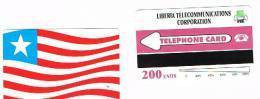 LIBERIA  - LTC  (URMET) - 1995 LIBERIAN FLAG  200 UNITS - MINT (UNUSED)   -  RIF. 763 - Liberia