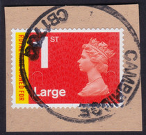 GREAT BRITAIN GB 2013 QE2 Royal Mail Signed For Ist LARGE MA13 With Security Slits - USED @Q402 - Machins
