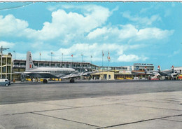 AEROPORTO-AEROPORT-AIRPORT-FLUGHAFEN-MILANO-MALPENSA-ITALY-CARTOLINA VERA FOTOGRAFIA-VIAGGIATA. IL 30-4-1960 - Aerodromi