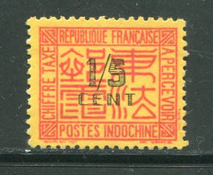 INDOCHINE- Taxe Y&T N°57- Oblitéré - Postage Due