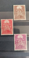 Luxembourg Europa 1957 MNH** MI 572-74; YT 531-533 - Neufs