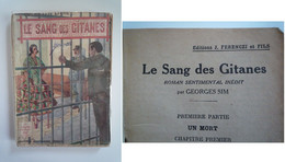 Simenon / Georges SIM - Le Sang Des Gitanes / Rare - Simenon