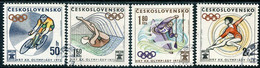 CZECHOSLOVAKIA 1972 Olympic Games, Munich Used  Michel 2067-70 - Gebruikt