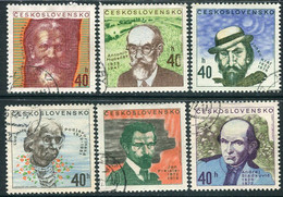 CZECHOSLOVAKIA 1972 Personalities Used  Michel 2073-78 - Usati