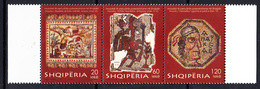 2011 Albania Mosaics Complete Strip Of 3  MNH - Albania