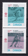 MiNr. 1011 - 1012  Kanada (Dominion)1986, 15. Okt. Olympische Winterspiele 1988, Calgary (II) - Postfrisch/**/MNH - Ungebraucht