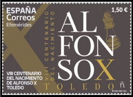 ESPAGNE SPANIEN SPAIN ESPAÑA 2021 CENT BIRTH NACIMIENTO KING ALFONSO X MNH ED 5538 MI 5580 YT 5279 - 2011-2020 Unused Stamps