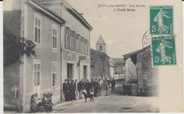 JOUY SOUS LES COTES (55) - Rue Naudin Et Café Brin - Bon état - Other Municipalities