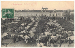 MIDI PYRENEES FOIRES LE  MARCHES AUX BESTIAUX DE ST GAUDENS BOEUFS & VEAUX MARCHAND DE BETAIL - FERMIERS FERME PAYSANS - Kermissen