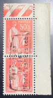 Guerre 1940 DUNKERQUE 3 LUXE Signé Scheller: 50c Type Paix Neuf ** (France Frankreich Dünkirchen 2.WK WW2 War 1939-1945 - Guerre (timbres De)