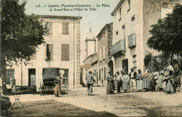 Canohès * La Place , La Grand'rue Et L'hôtel De Ville - Autres & Non Classés