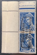 Guerre 1940 DUNKERQUE 4 LUXE Signé Scheller 50c Type Mercure Neuf**(France Frankreich Dünkirchen 2.WK WW2 War 1939-1945 - Guerre (timbres De)