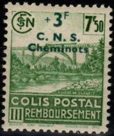 COLIS POSTAUX N° 197 Neuf* Avec Charnière Légère. SEULE PROPOSITION Sur DELCAMPE Dans Cet état. Bas Prix, à Saisir. - Neufs