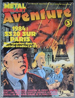 MAGAZINE BD METAL HURLANT AVENTURE - 3 - Janvier 1984 - Avec Mini Album - Métal Hurlant