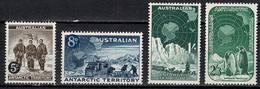 Australian Antartic Territory 1959 Polar Series, Flag, Map, Dogs And Penguins - Other & Unclassified
