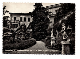 14299 " MONCALIERI-CONVALESCENZIARIO FIAT-IL PARCO E VILLA GIUSEPPINA "  -VERA FOTO-CART. POST. SPED 1956 - Moncalieri