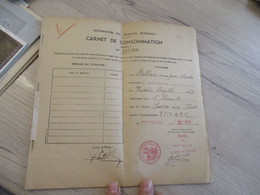 Carnet  De Consommation Guerre 39/45 Montpellier Distribution Des Produits Pétroliers - Dokumente
