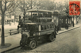 Paris * 18ème * Autobus Bus Transport Montmarte - St Germain Des Prés * Compagnie Générale Des Omnibus - District 18