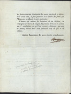 Signature Autographe Jean-Baptiste Nompère De Champagny Ministre Intérieur Et Affaires étrangères 1er Empire An XIII - Other & Unclassified