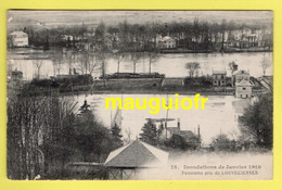 78 YVELINES / LOUVECIENNES / INONDATIONS DE JANVIER 1910 / PANORAMA PRIS DE LOUVECIENNES - Louveciennes