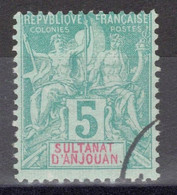 Anjouan - YT 4 Oblitéré - 1892 - Used Stamps