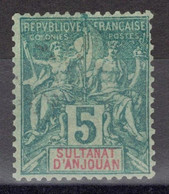 Anjouan - YT 4 Oblitéré - 1892 - Used Stamps