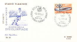 Italy Cover 1960 Rome Olympic Games - Stadio Flaminio (DD34-30) - Summer 1960: Rome