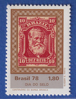 Brasilien 1978 Tag Der Briefmarke Kaiser Petro II. Mi.-Nr. 1660 ** - Zonder Classificatie