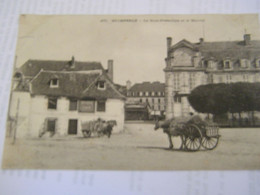 CPA - Quimperlé (29) - La Sous Préfecture - Le Marché - Attelages Chevaux - Epicerie Café - 1903 -  SUP  (FZ 5) - Quimperlé