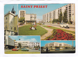 CPM. 15 X 10,5  -   SAINT-PRIEST  (multivues) - Saint Priest