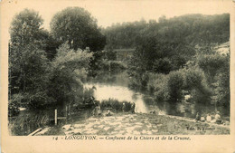 Longuyon * Confluent De La Chiers Et De La Crusne * Lavoir Laveuse - Longuyon