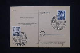 ALLEMAGNE / RHEINLAND - Affranchissement Occupation Française Sur Carte Avec Oblitération De Bodenheim En 1948- L 110162 - French Zone