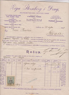 CROATIA  1909 AUSTRIA HUNGARY ZIGA STEIBERG I DRUG POZEGA Nice Bill Document - Austria