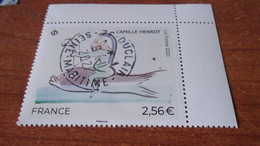 OBLITERATION CHOISIE  SUR TIMBRE NEUF  CAMILLE HENROT - Used Stamps