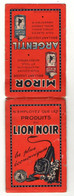 Carnet De Note Avec Publicité Les Produits Lion Noir Les Plus économiques - Format : 12x8 Cm - Droguerie & Parfumerie