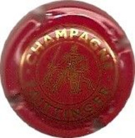 Plaque / Capsule De Muselet - Champagne Taittinger [or Sur Rouge] - Taittinger